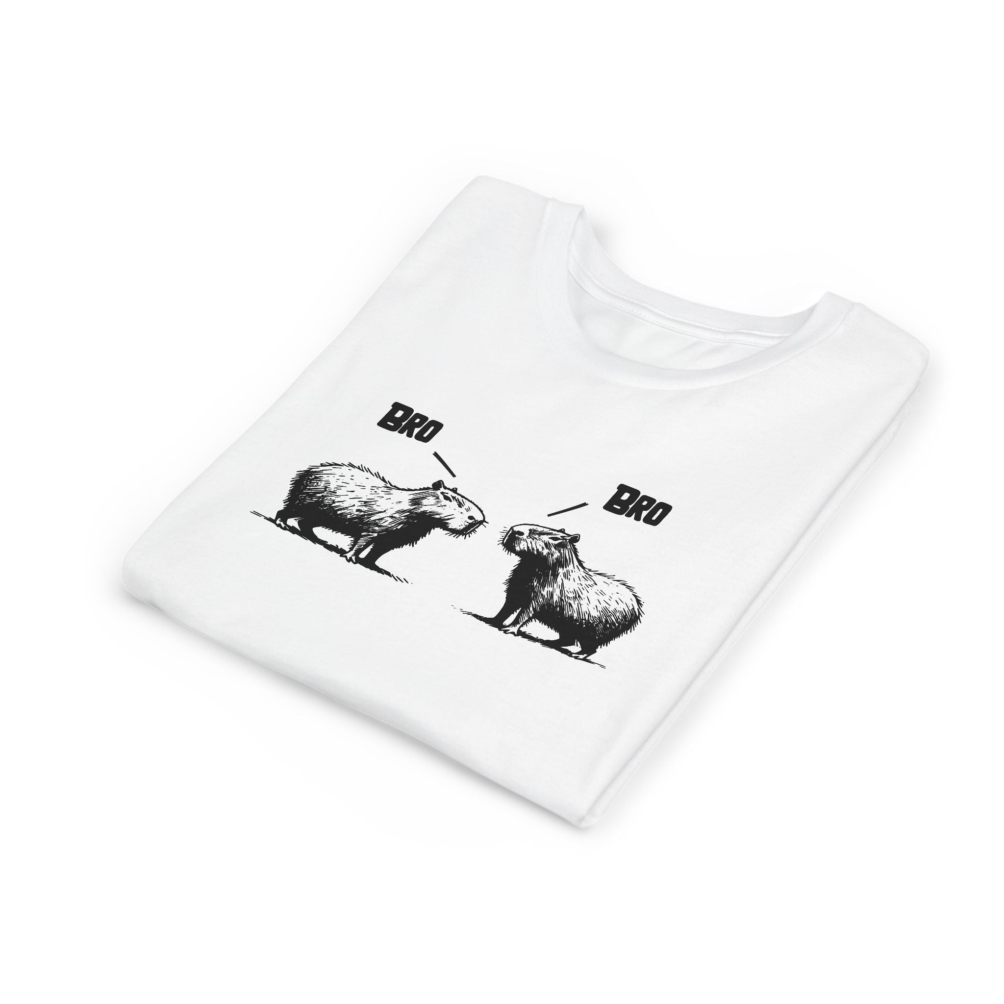 Two Capybaras Saying Bro, Bro - Youth T-Shirt
