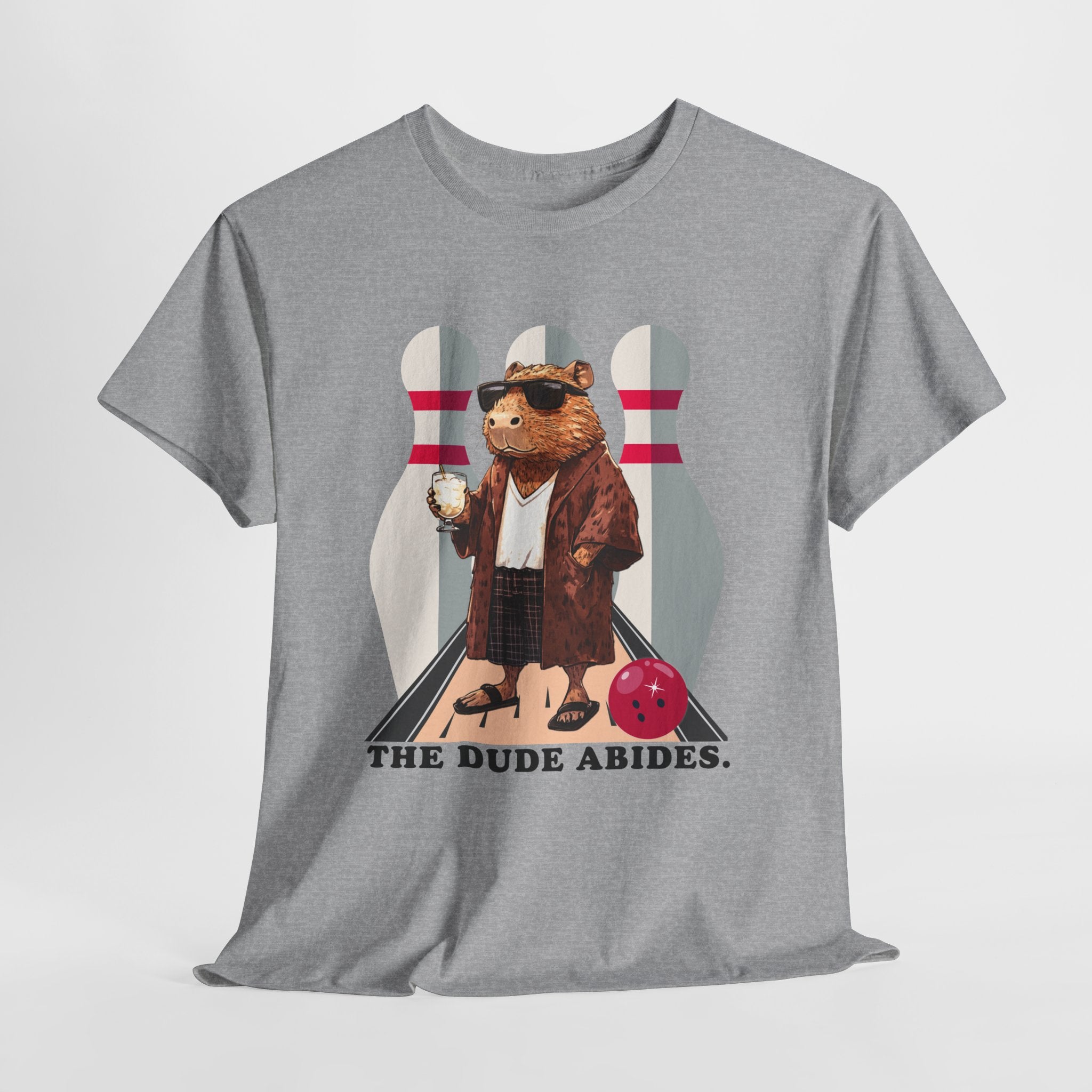 The Big Capybowski - 'The Dude Abides' - Big Lewboski Fan TShirt