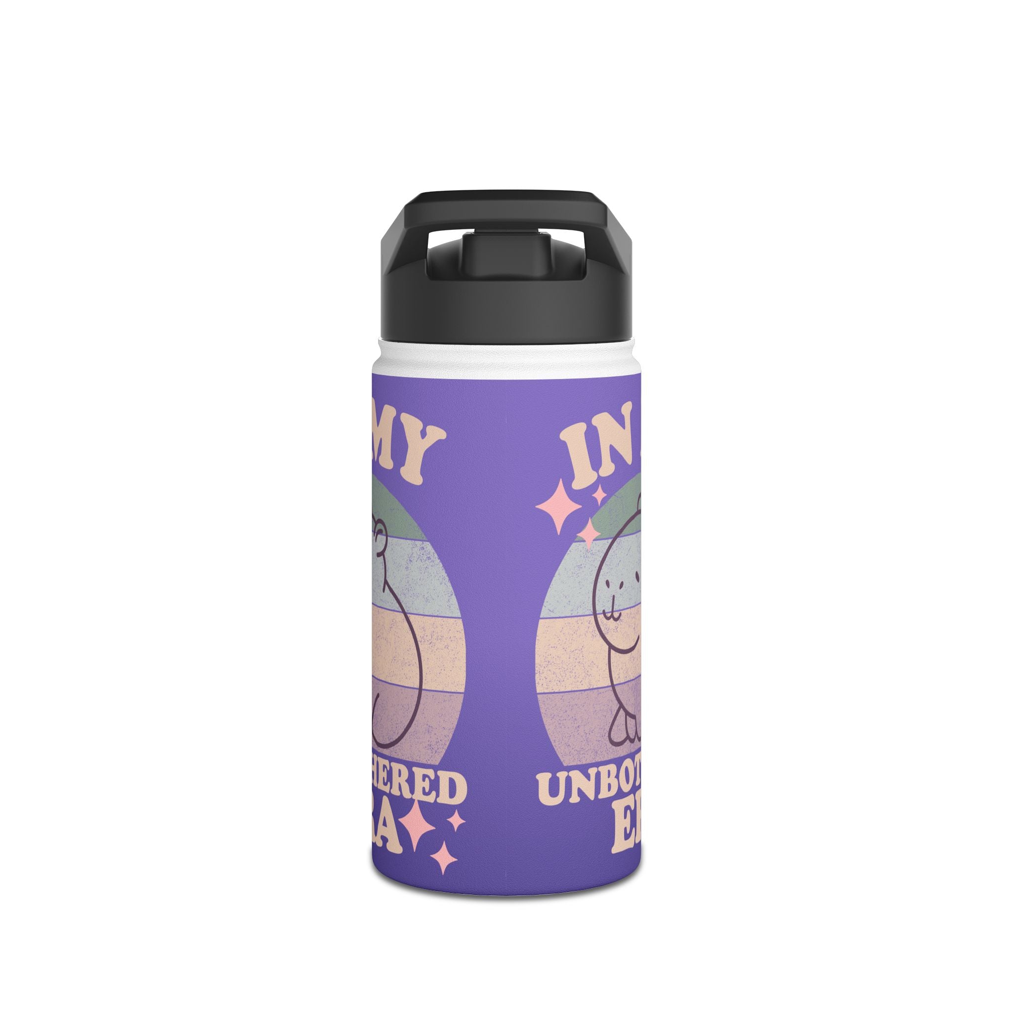 Personalized In My Unbothered Era Capybara Water Bottle | Funny Kids Water Bottle | Swiftie Gift