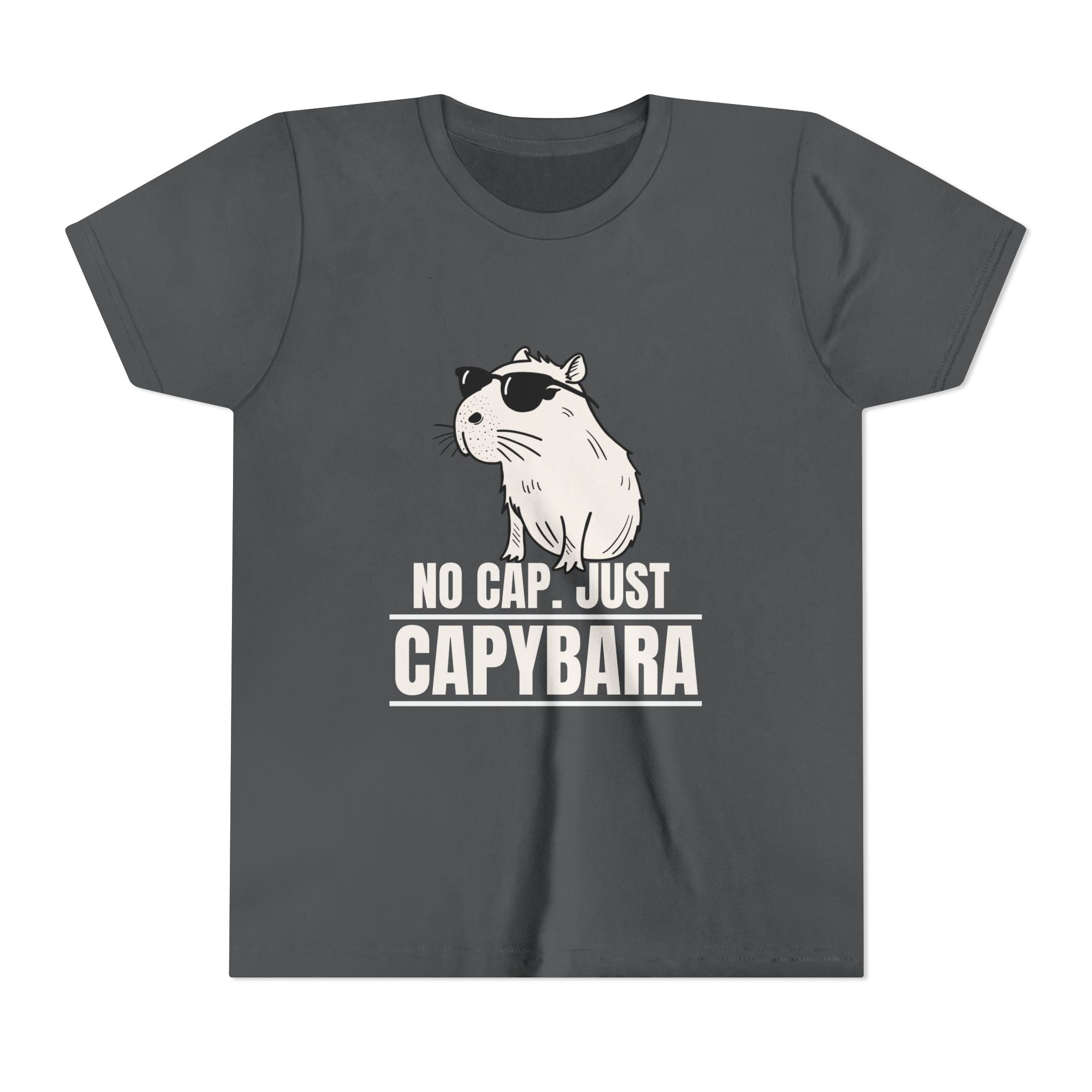 "No Cap. Just Capybara" - Unisex Youth Tee