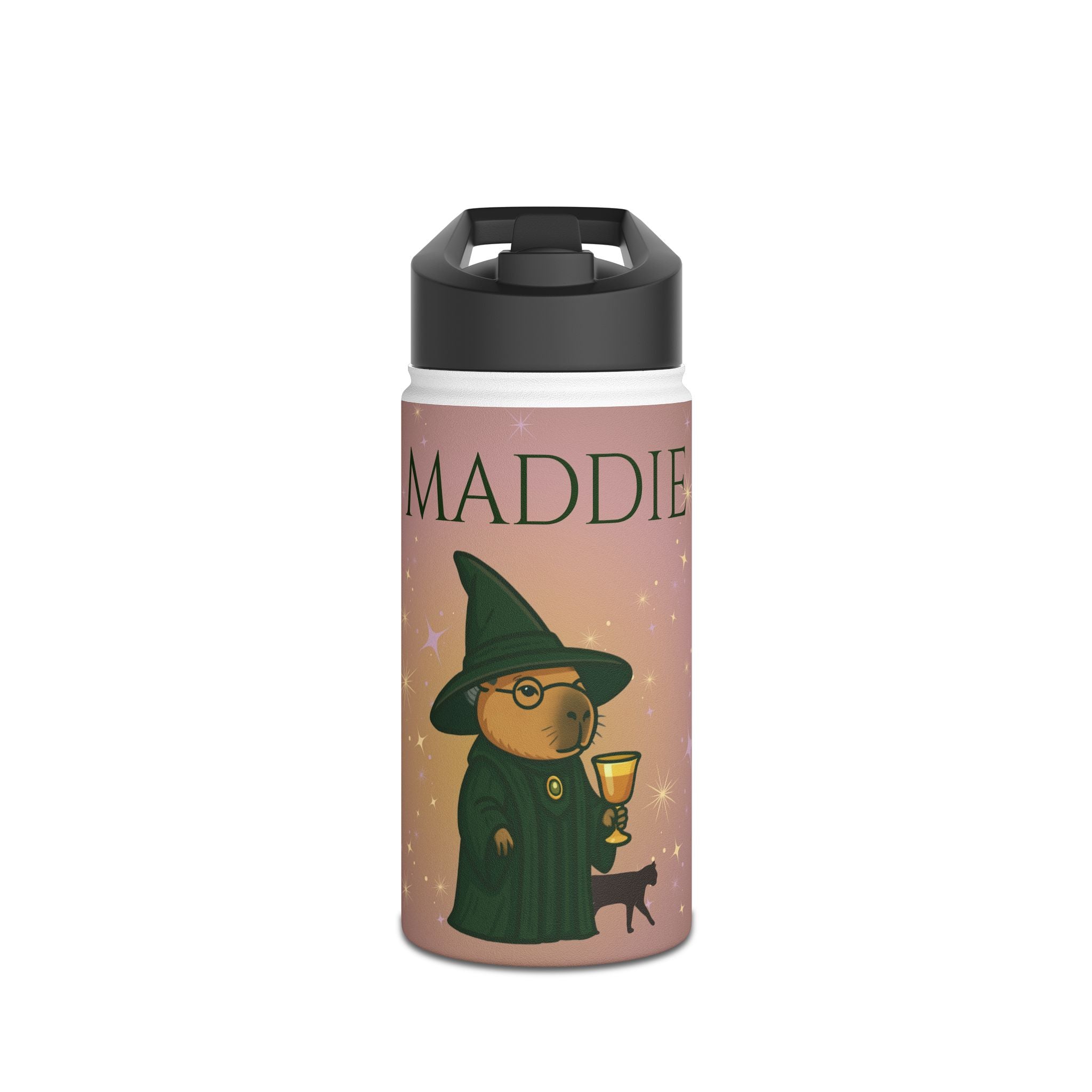 Personalized Professor McChillagal Capybara Water Bottle | Funny Harry Potter Gift | Wizard Water Bottle for Kids