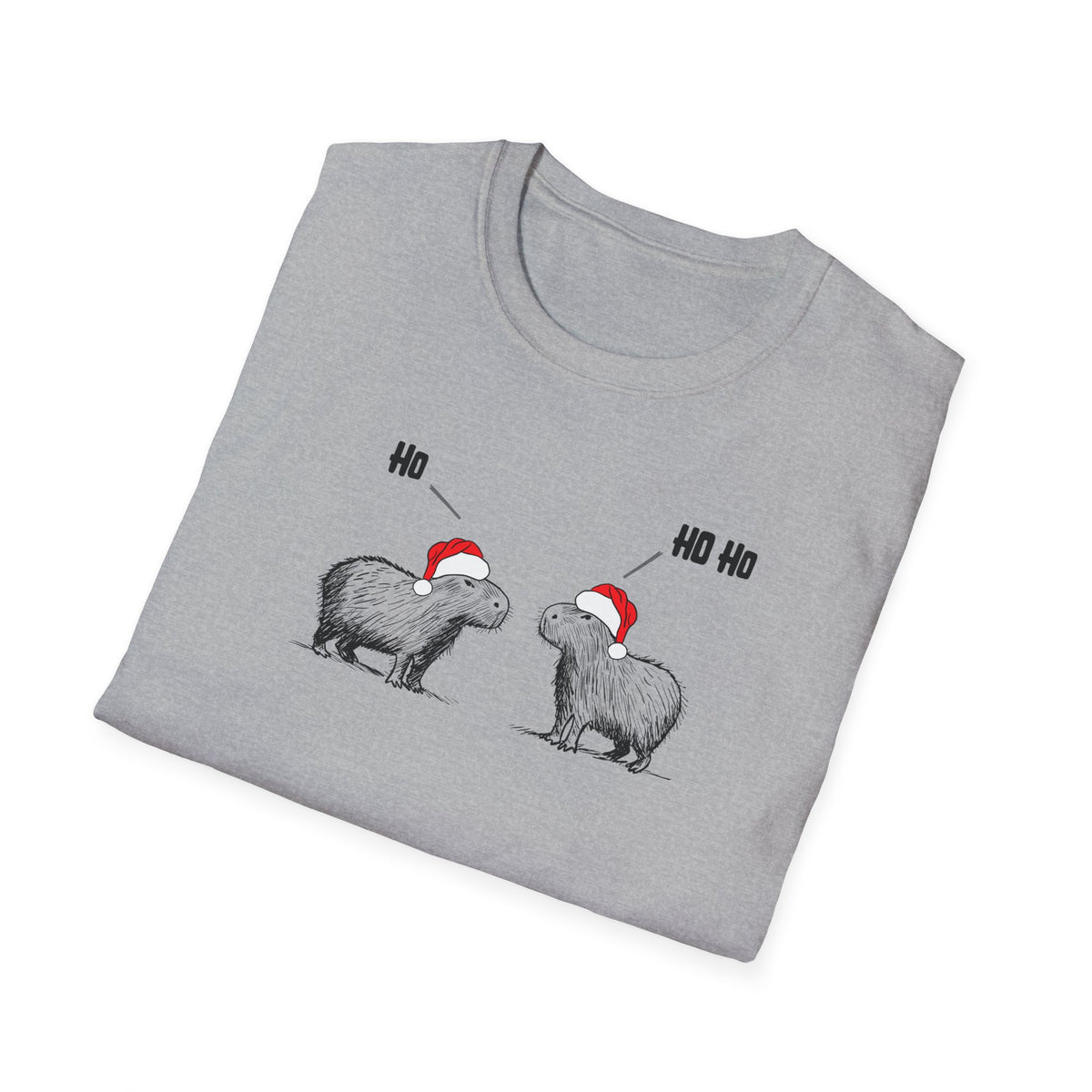 Ho Ho Ho Capybara Softstyle Tee