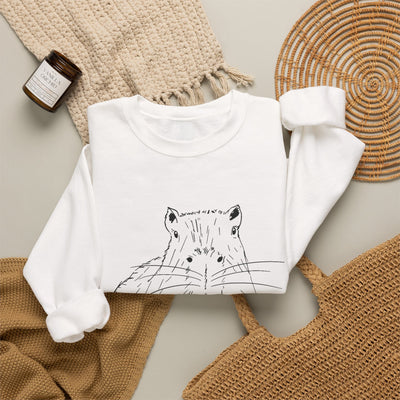 "You Gonna Finish That?" Capybara Crewneck Sweatshirt