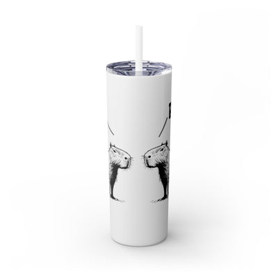 Capybara coffee lover tumbler design - view 6