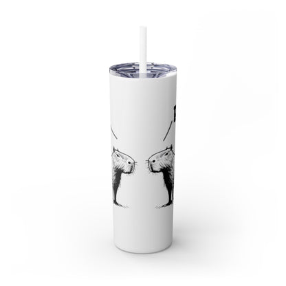 Bro Bro, Best of Friends – Capybara Coffee Skinny Tumbler