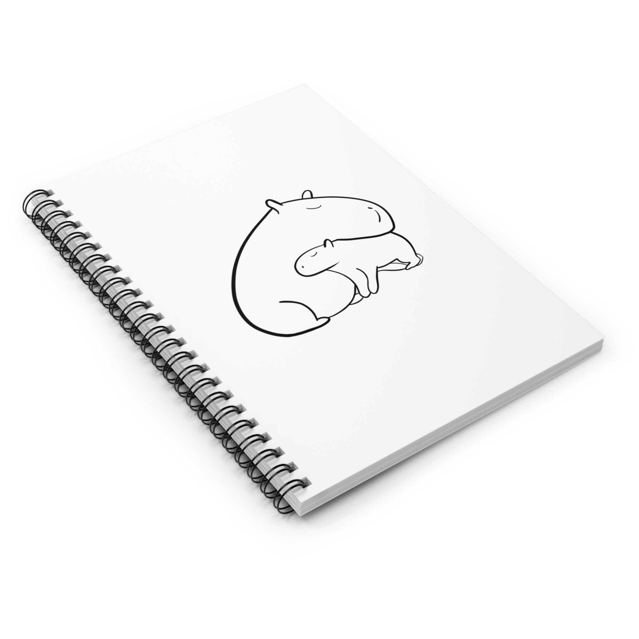 Capybara Notebook – Cute Animal Spiral Journal