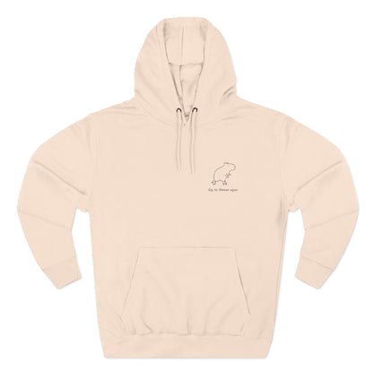 Capybara t-shirt design - detail view