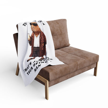 Capybowski - That's just like, your opinion man Fleece Blanket