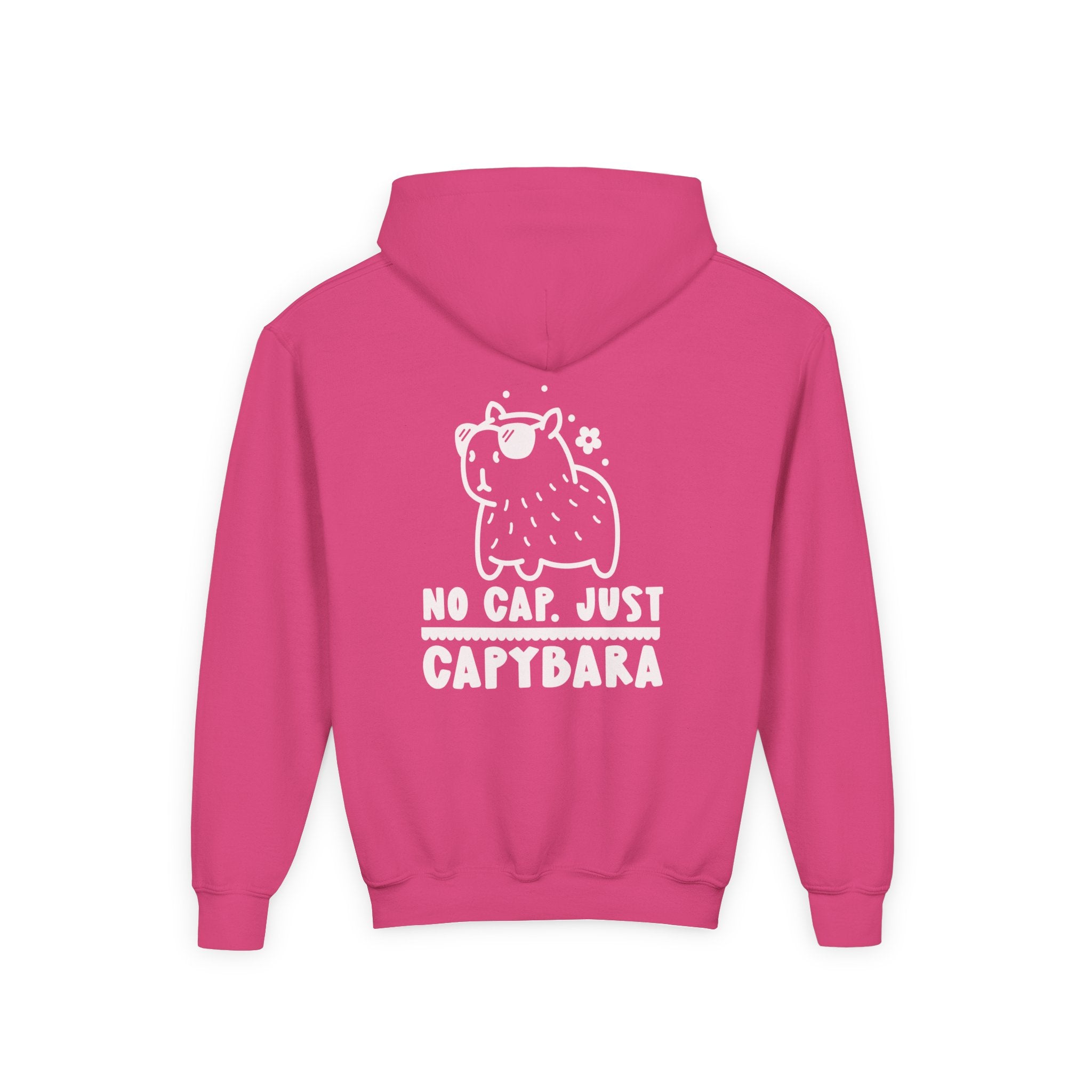 Kawaii No Cap, Just Capybara Kids Hoodie