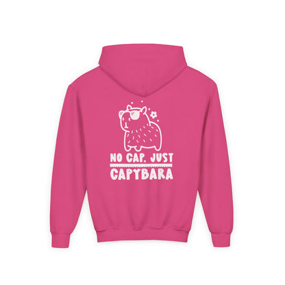 Kawaii No Cap, Just Capybara Kids Hoodie