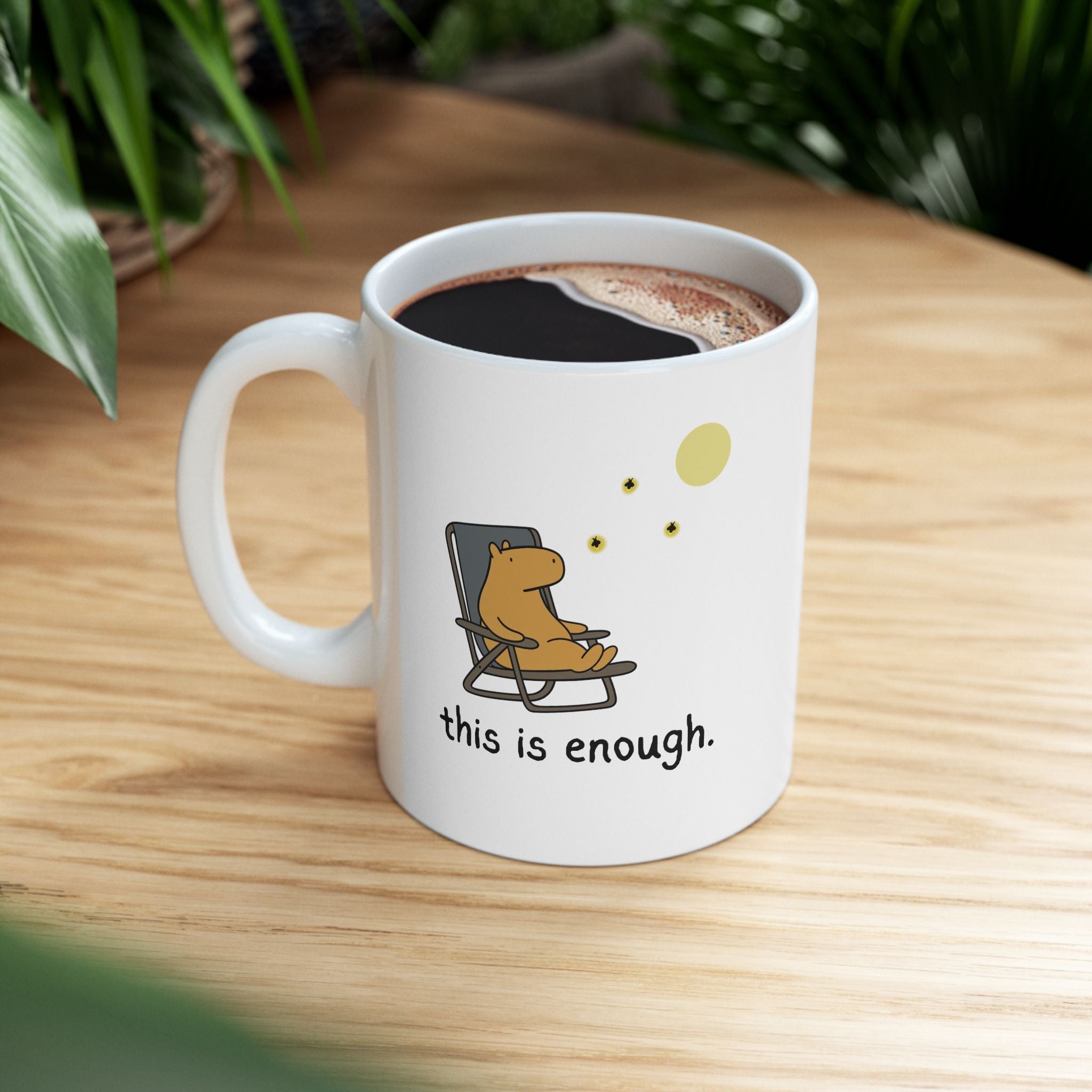 This is Enough Moonlight Capybara Mug