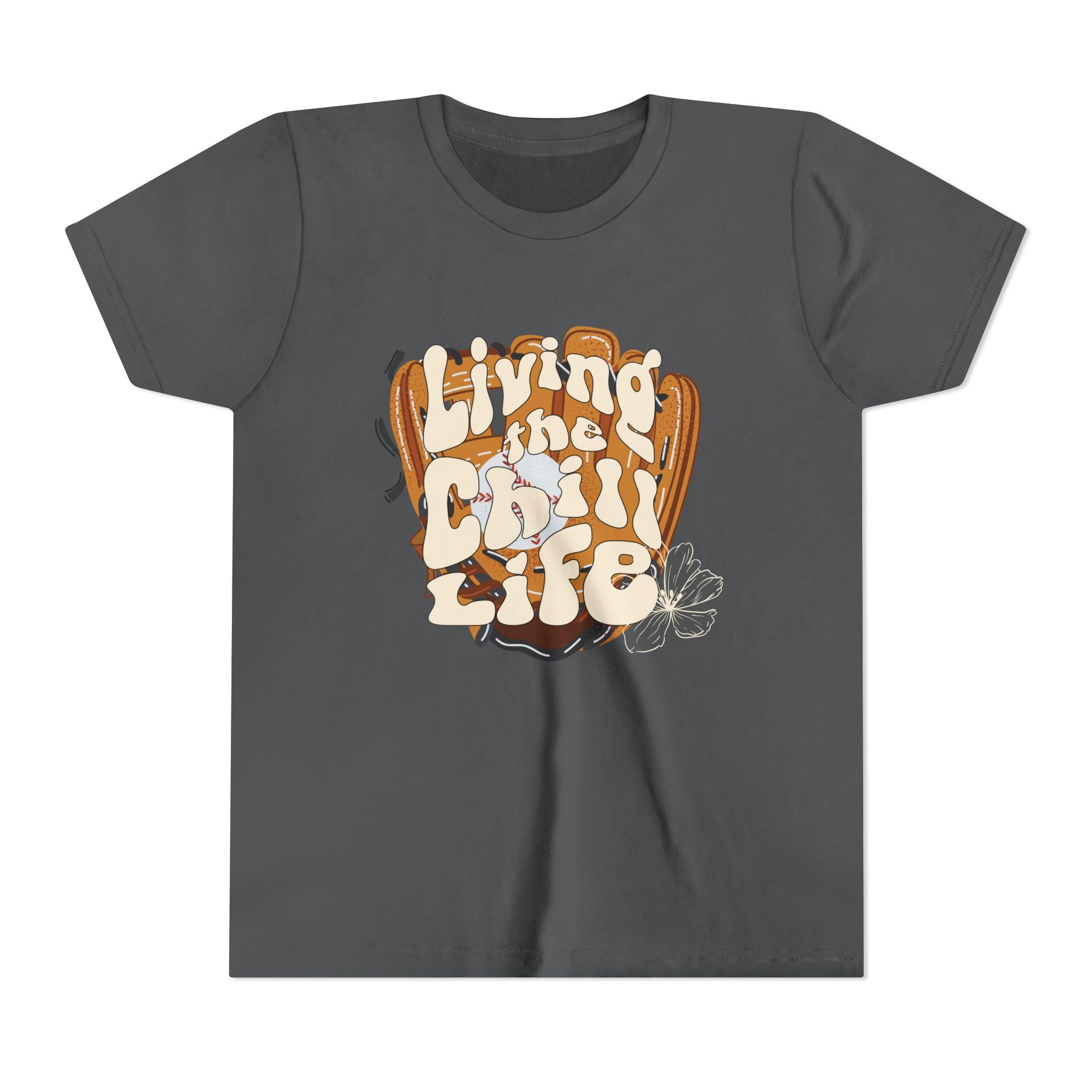 Living the Chill Life Baseball/Softball Glove - Unisex Youth Tee