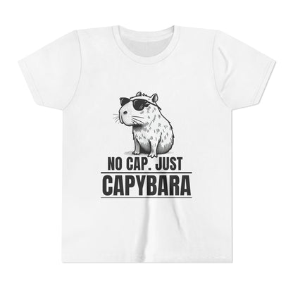 No Cap.  Just Capybara - Unisex Youth Tee