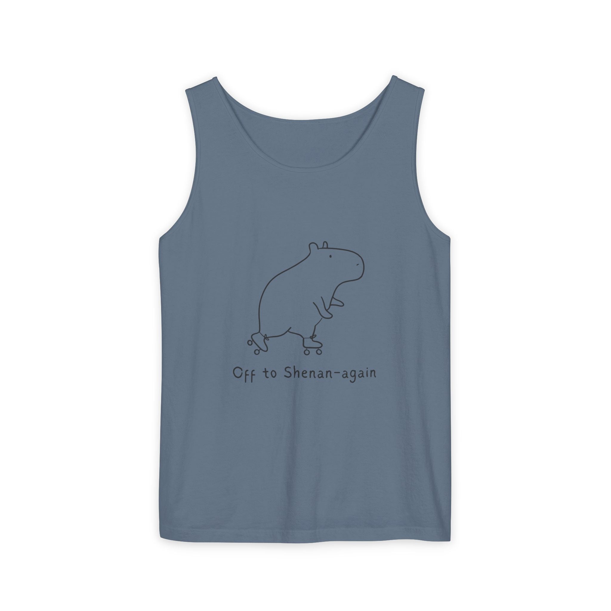 Off to Shenan-again Capybara Premium Tank Top