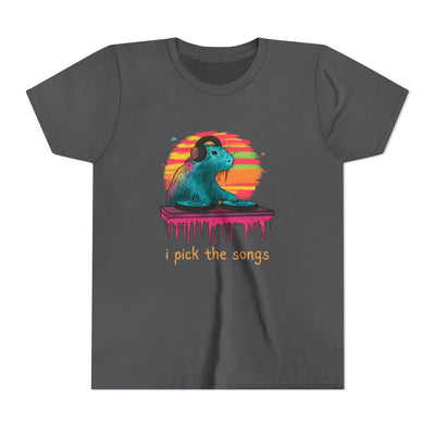 I Pick the Songs Kids DJ Capybara T-Shirt