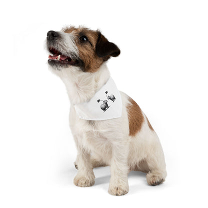 Funny Pet Bandana Collar for Chill Dogs - Bro Bro Capybara Design