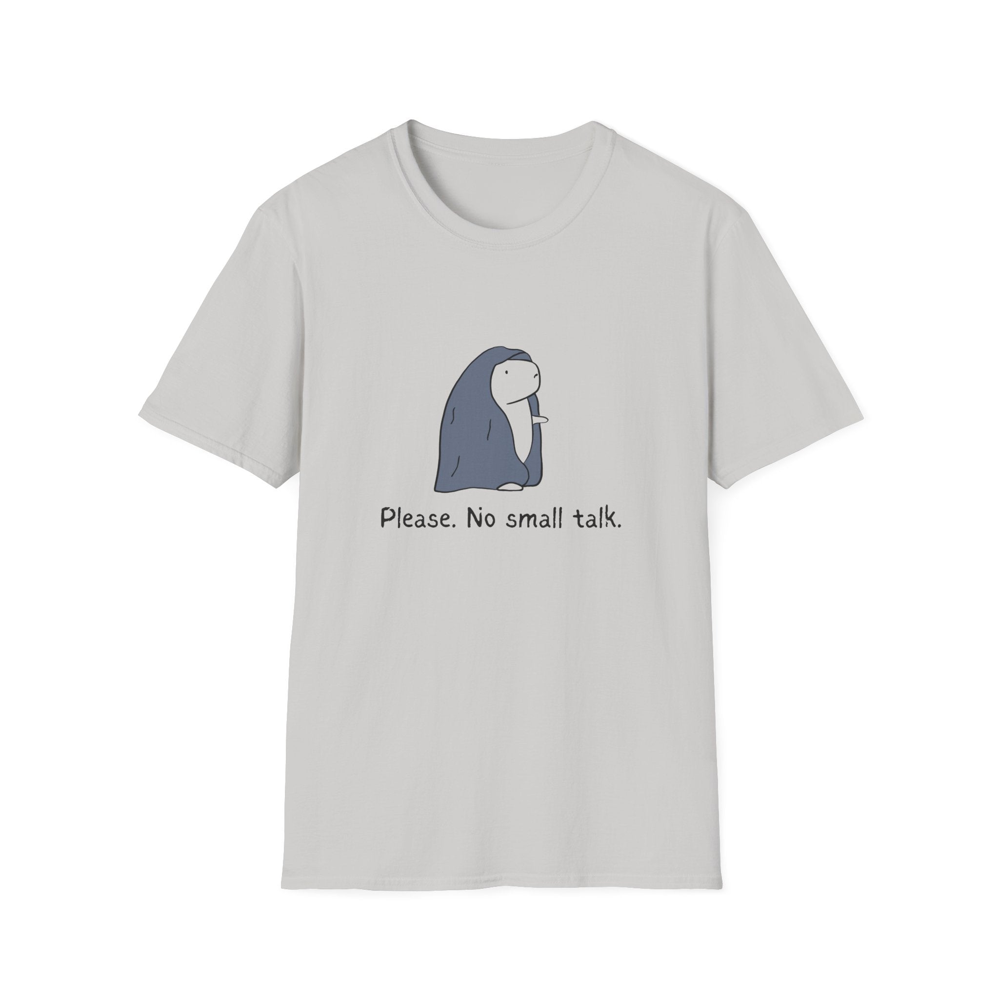 Funny Introvert Tee - "Please.  No Small Talk." Capybara Shirt