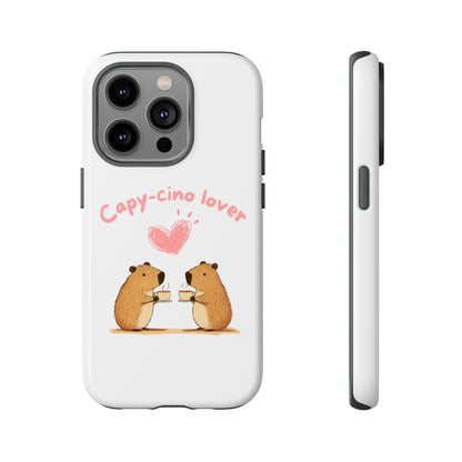 Cute Capybara Phone Case  (Capy-cino Lover Series)