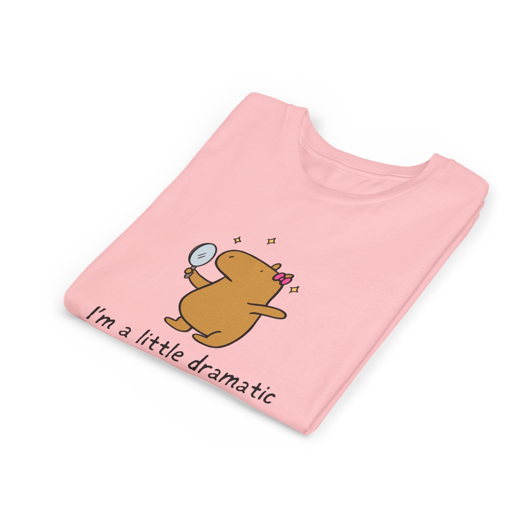 "I'm a little dramatic" - Capybara Drama Youth Tee