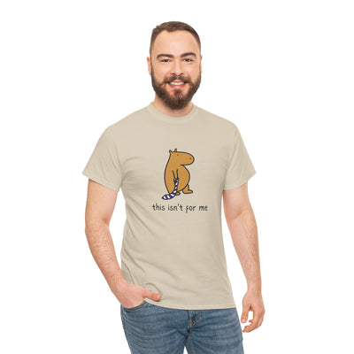 “This Isn’t for Me” Funny Capybara Heavy Tee