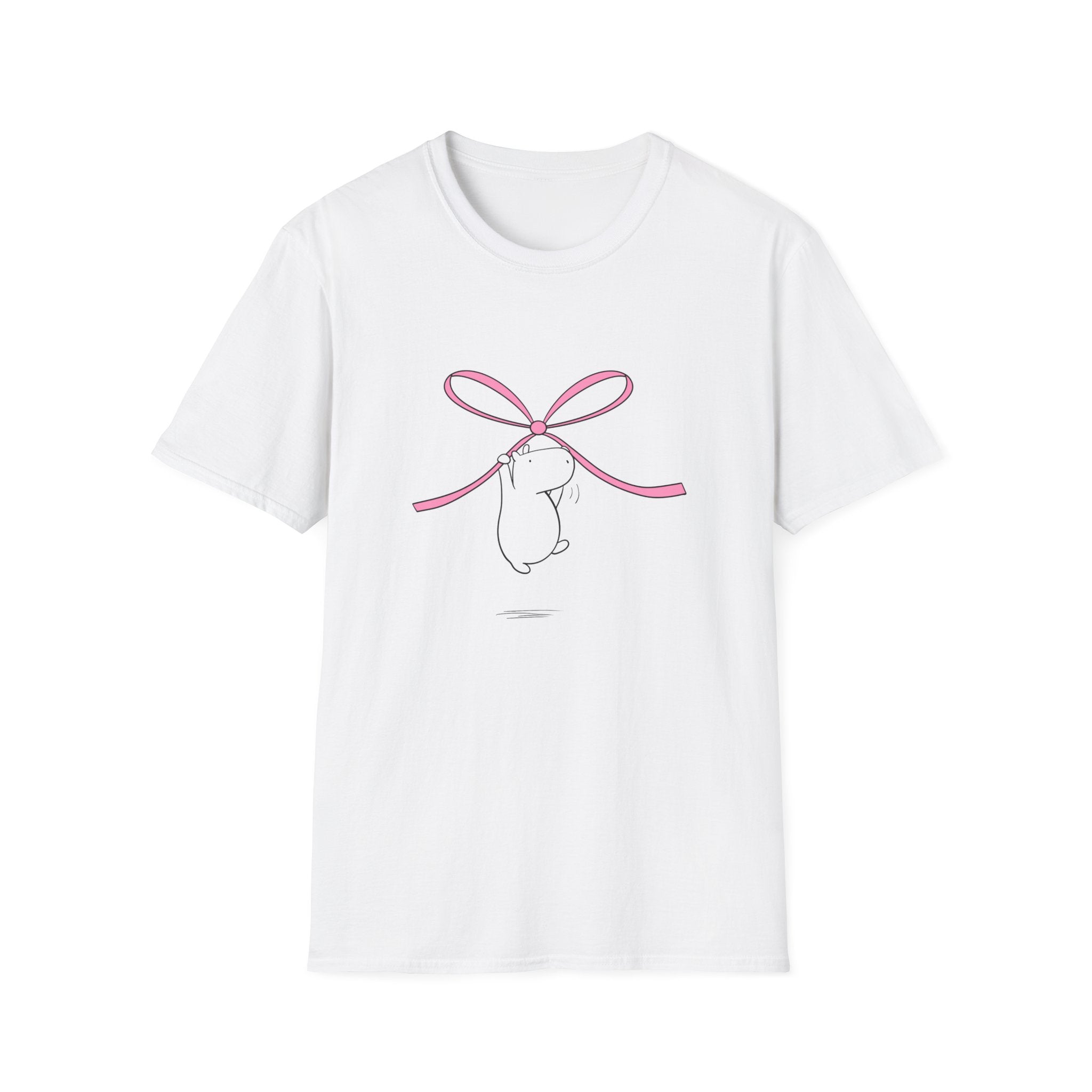 Coquette Bow Shirt – Cute Pink Bow Capybara Aesthetic Tee