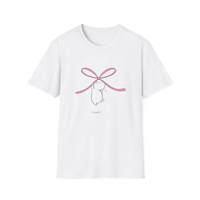 Coquette Bow Shirt – Cute Pink Bow Capybara Aesthetic Tee