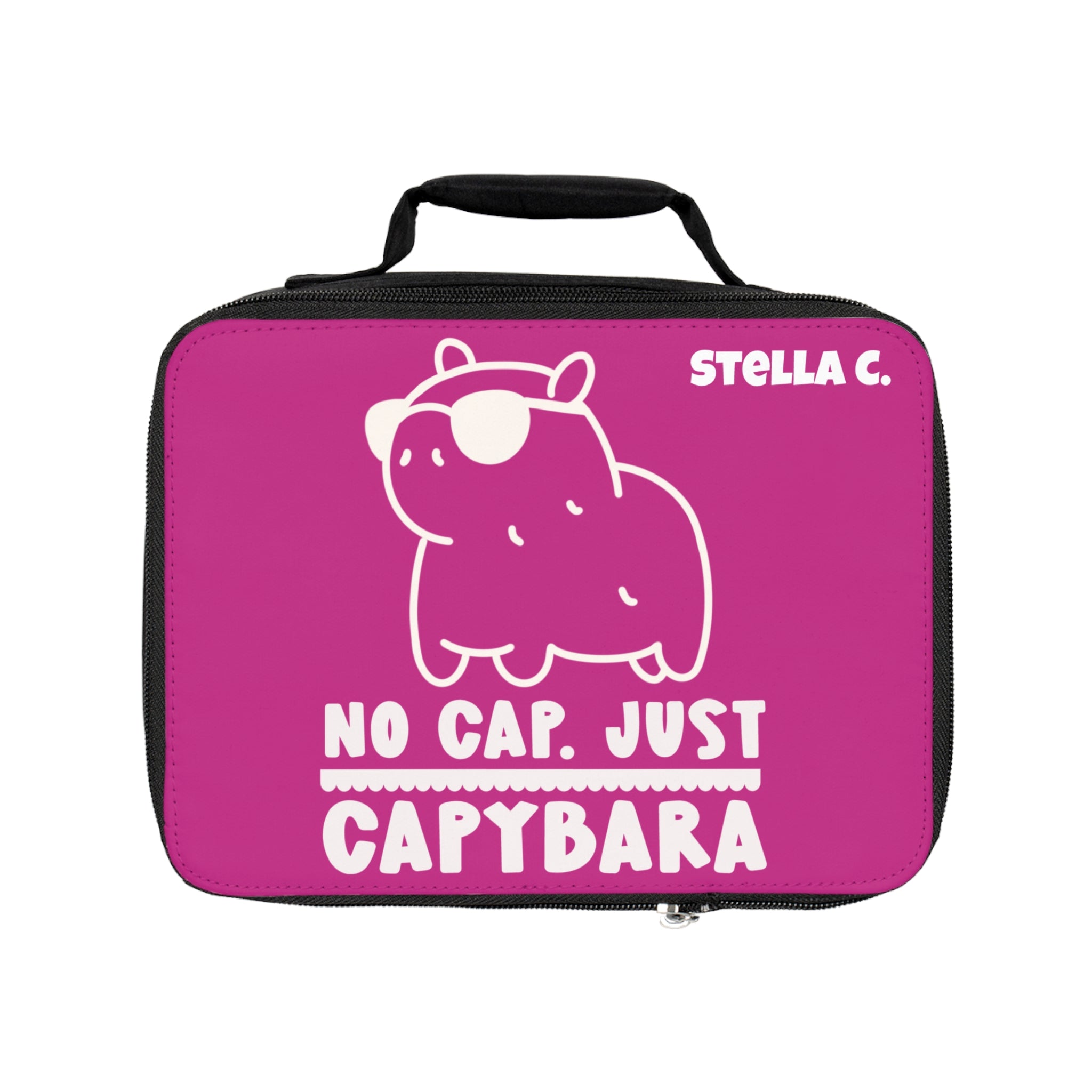 Personalized Kawaii Capybara Lunchbox – No Cap Just Capybara