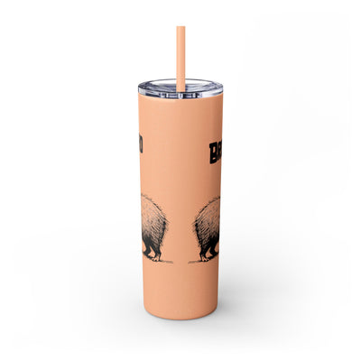 Bro Bro, Best of Friends – Capybara Coffee Skinny Tumbler