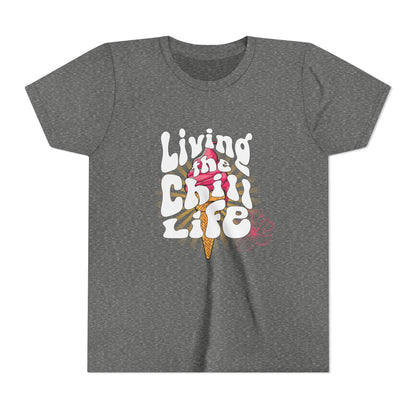 Living the Chill Life Ice Cream - Unisex Youth Tee