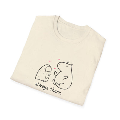 "Always There" Mom Softstyle Adult Tee – Capybara