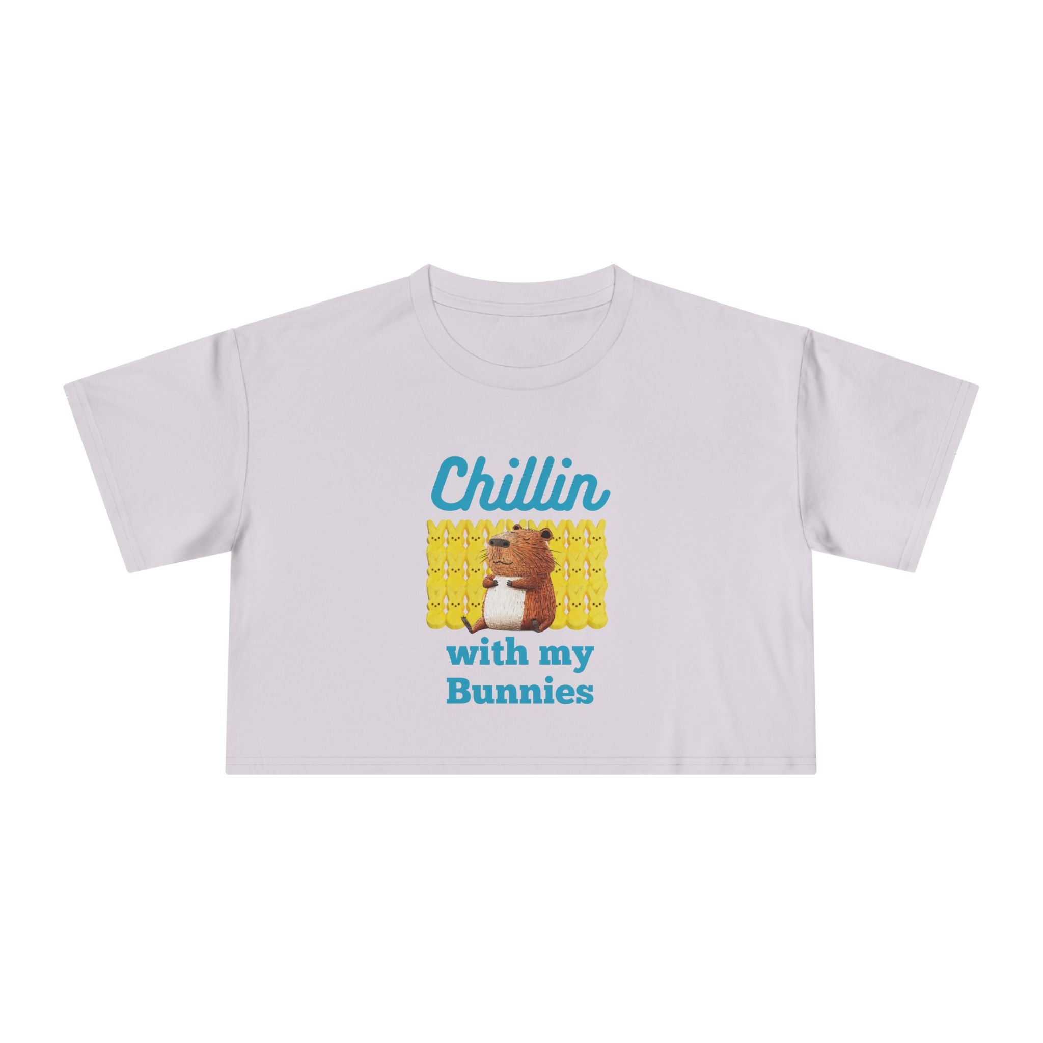 Chillin with my Bunnies - Women's Crop Tee