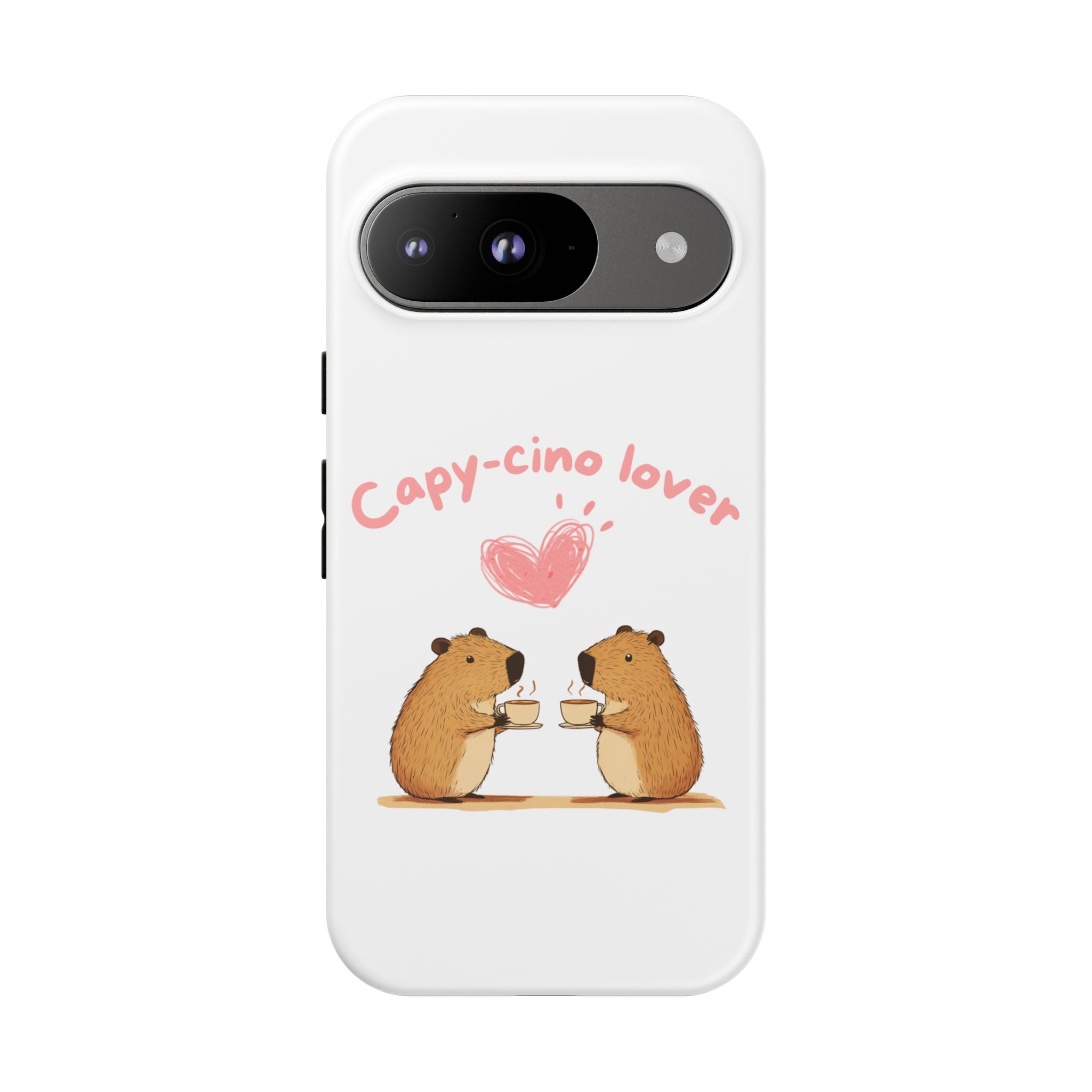 Cute Capybara Phone Case  (Capy-cino Lover Series)