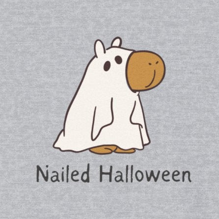 Nailed Halloween Kids Capybara Hoodie