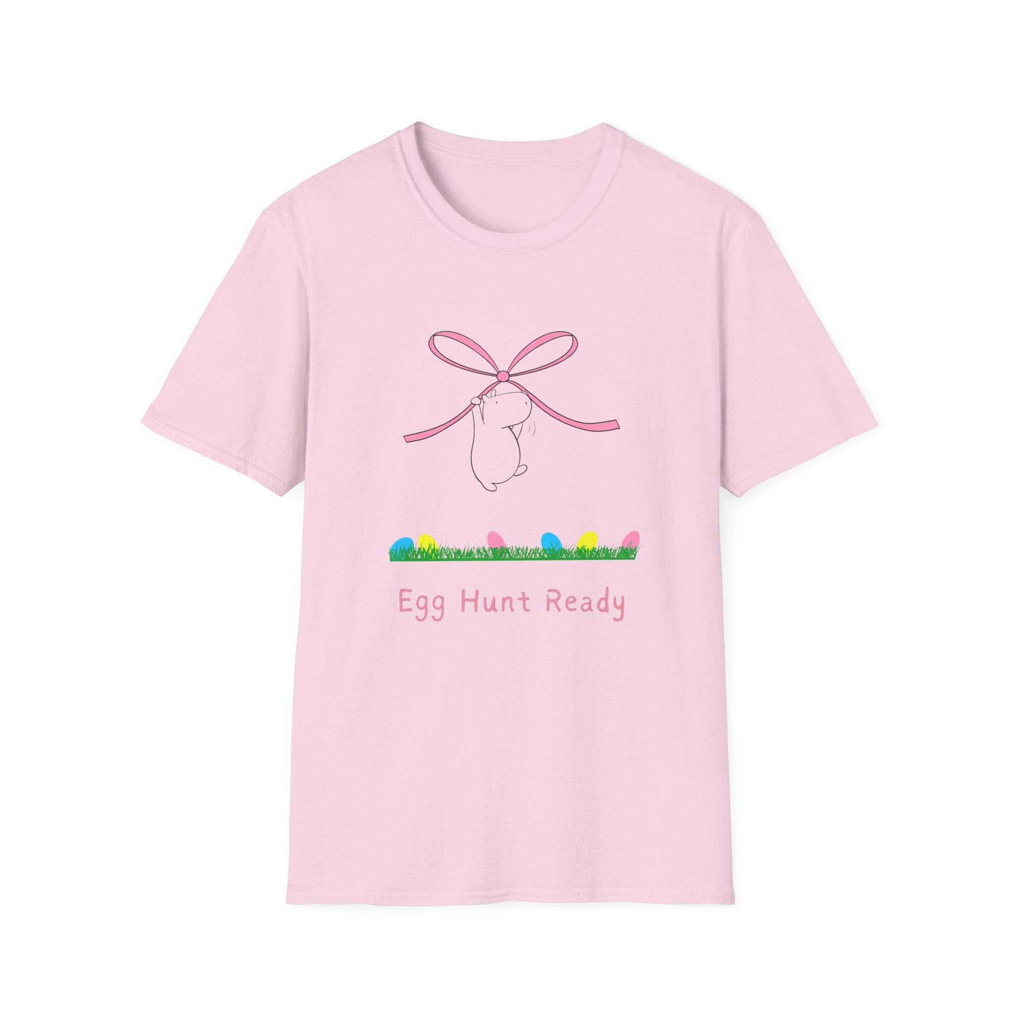 Egg Hunt Ready Shirt – Cute Easter Capybara T-Shirt for Adults