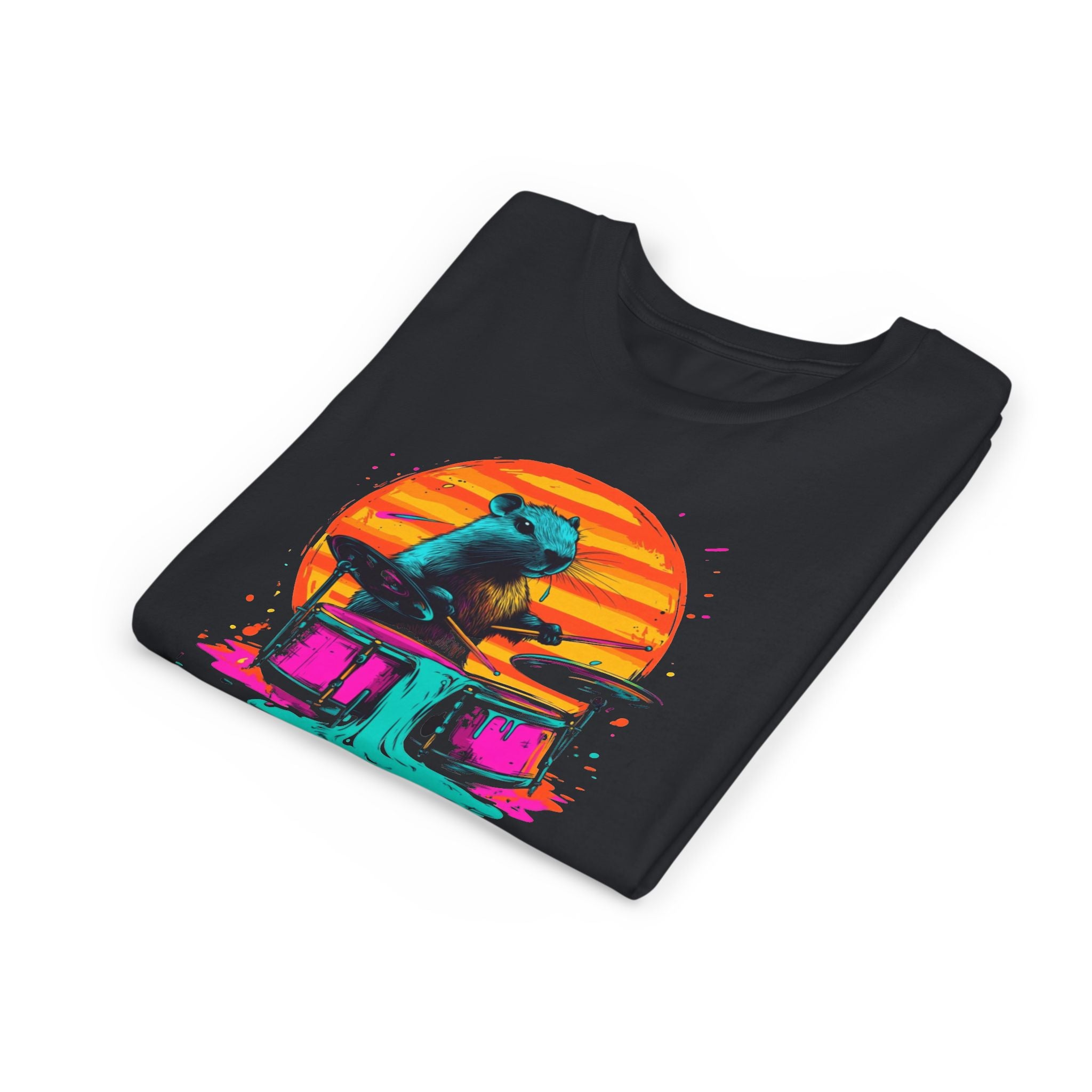 Drum Star Capybara - Unisex Tee (KIDS)