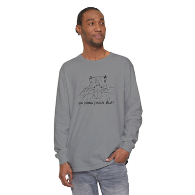 Gonna Finish That? Capybara Long Sleeve Tee