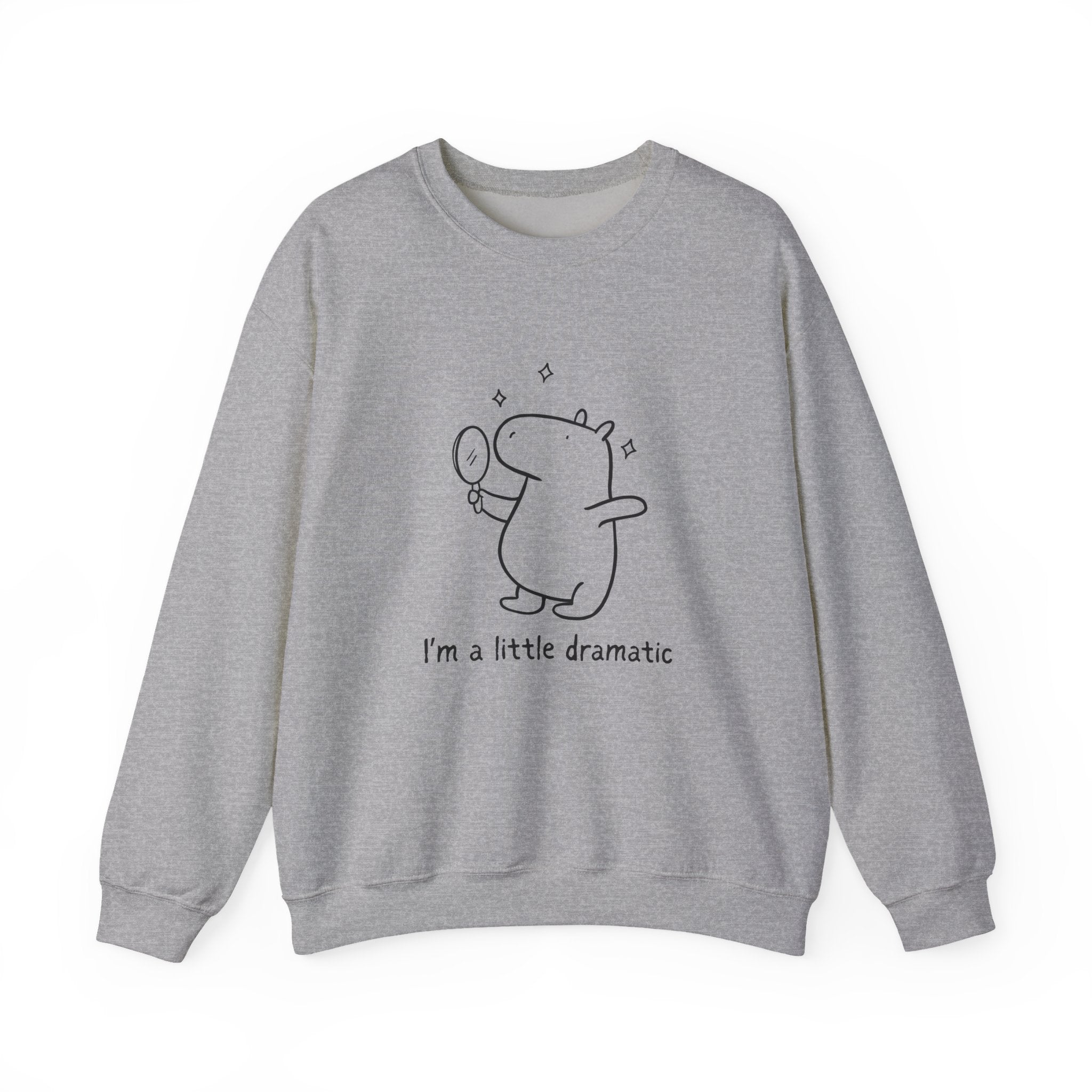 I'm a little dramatic – Funny Capybara Crewneck Sweatshirt
