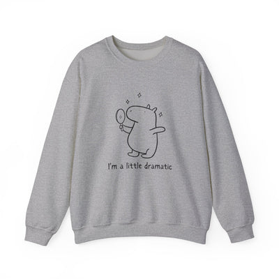 I'm a little dramatic – Funny Capybara Crewneck Sweatshirt
