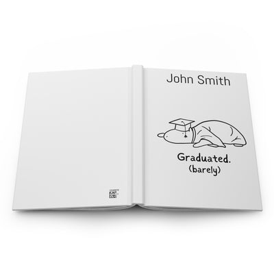 Graduated (Barely) Personalized Capybara Journal