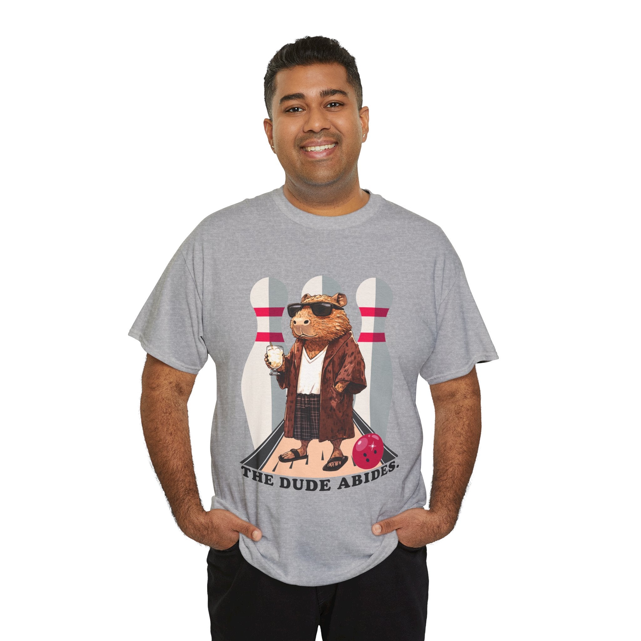 The Big Capybowski - 'The Dude Abides'  - Big Lewboski Fan TShirt