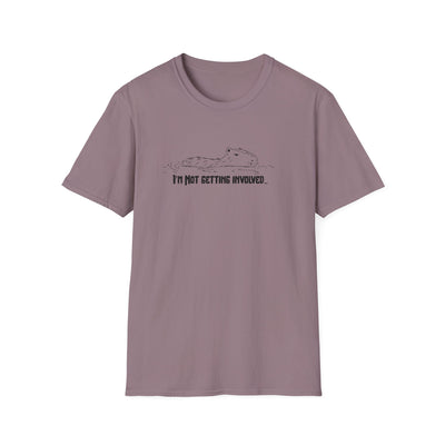 "I'm not getting involved" Capybara No Drama Softstyle Adult Tee