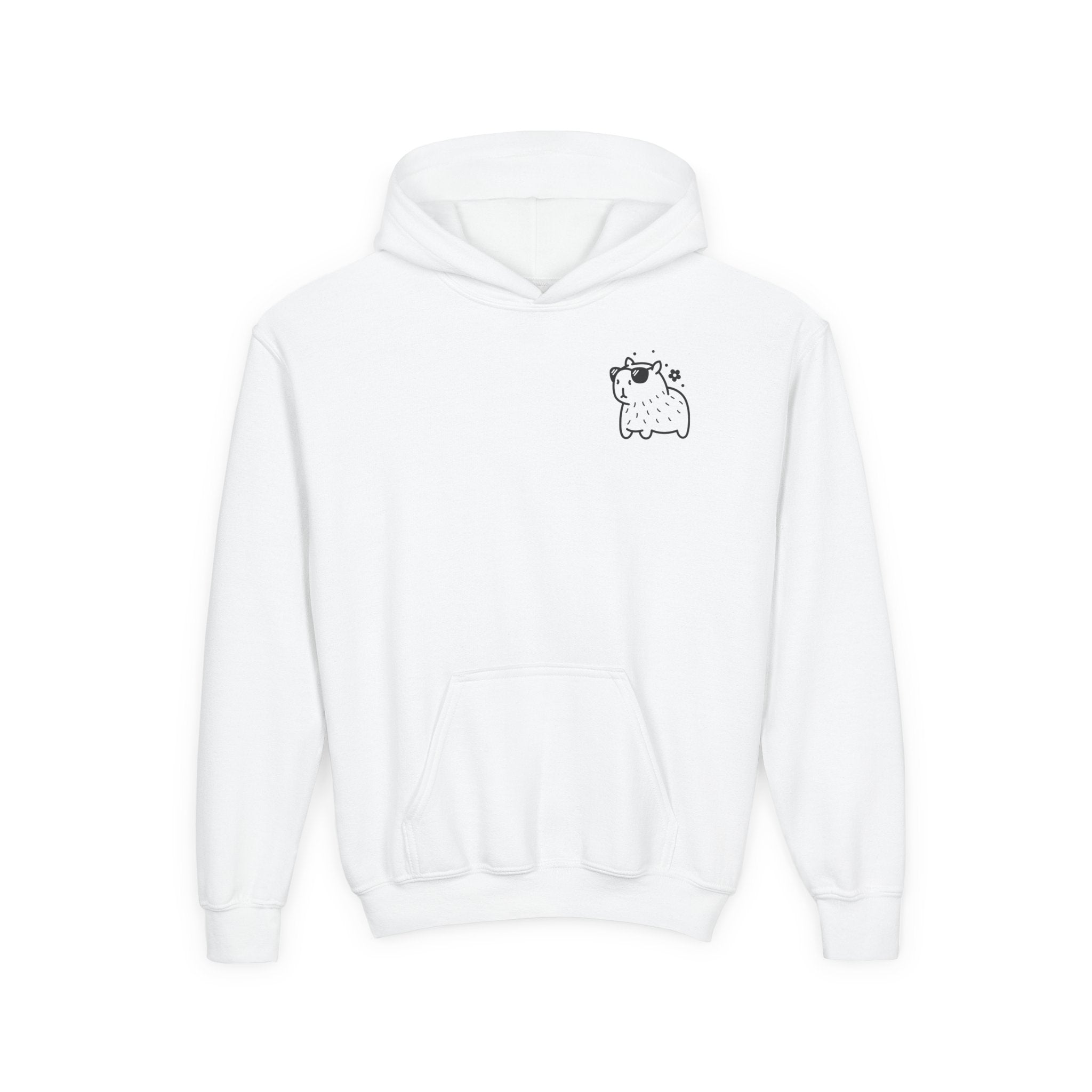 Kawaii No Cap, Just Capybara Kids Hoodie