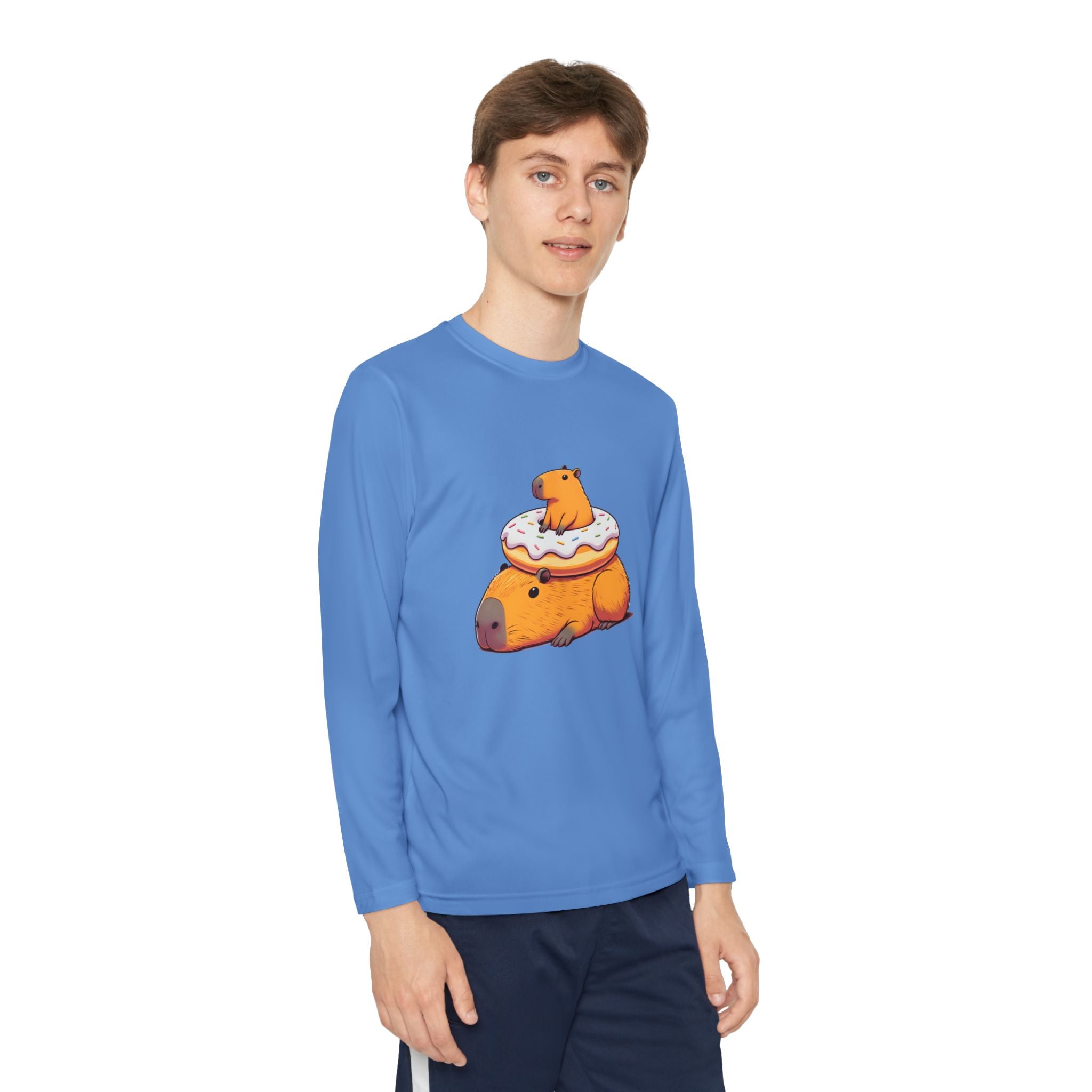 Capybara Bliss - Youth Unisex Long Sleeve Tee