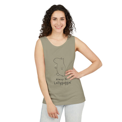 Always Be Lollygaggin' Capybara Premium Tank Top