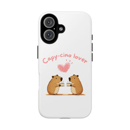 Cute Capybara Phone Case  (Capy-cino Lover Series)