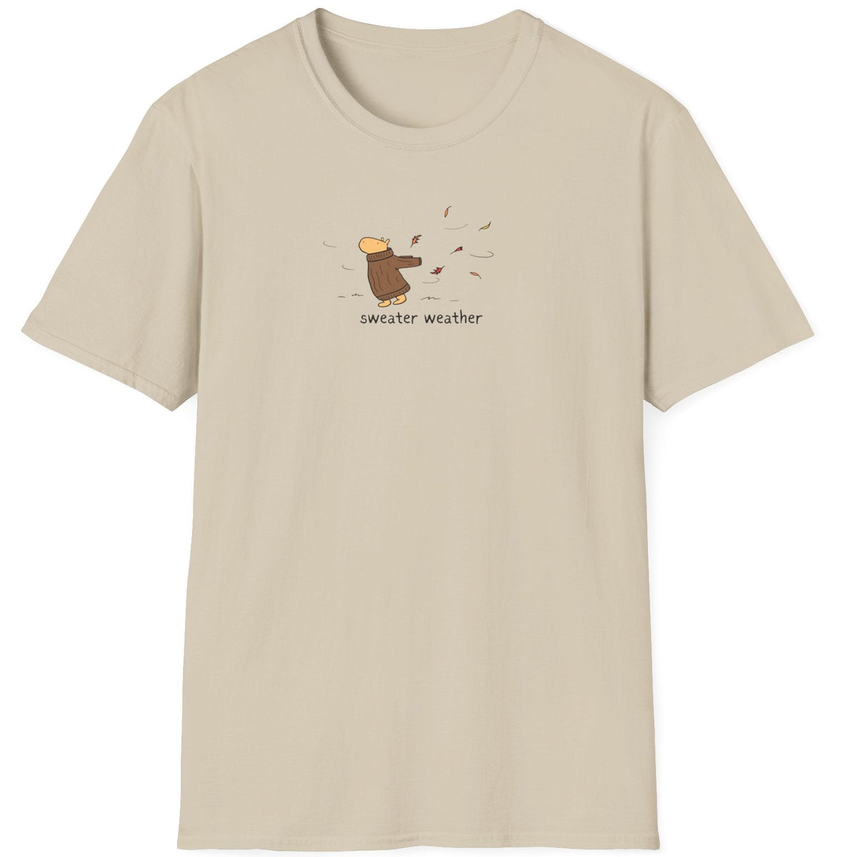Sweater Weather Capybara Softstyle Adult T-Shirt