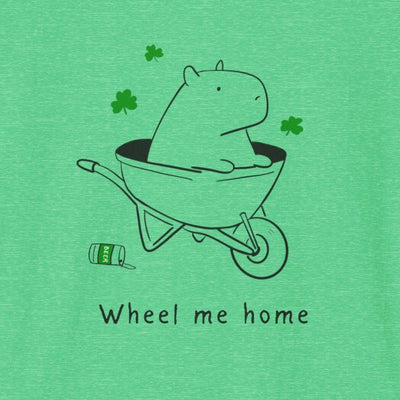 Funny St. Patrick’s Day Capybara Shirt – Wheel Me Home Tee