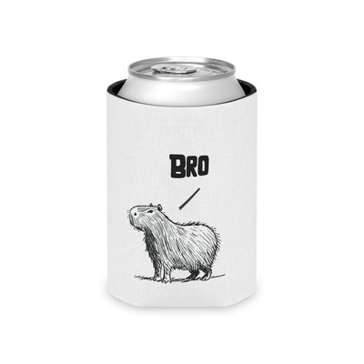 Funny Capybara Koozie “Bro” – Can Cooler for Beer, Soda & Funny Gift