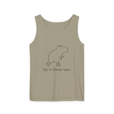 Off to Shenan-again Capybara Premium Tank Top
