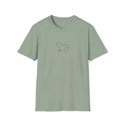 Minimalist Capybara Shirt – Mom & Baby Walk Tee
